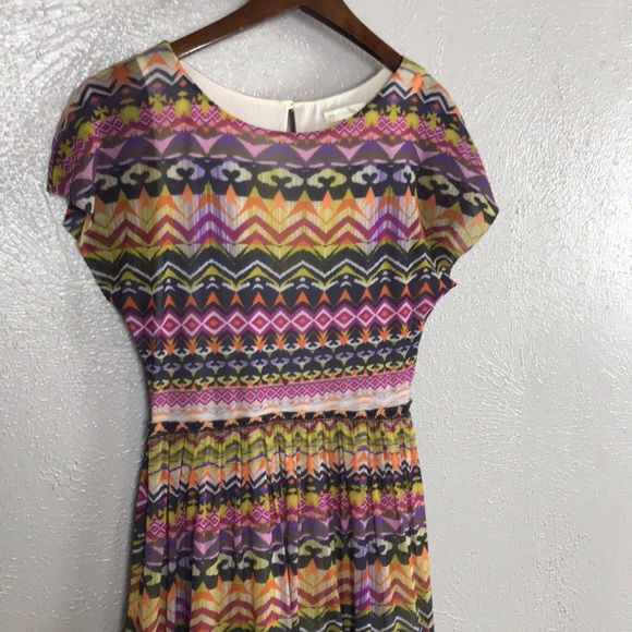 Weston Wear #152 Mesh Boho A Line Dress - Picture 3 of 7